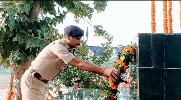 शहीद पुलिसकर्मियो के साहस व समर्पण याद किये जाते रहेंगे : डीआईजी