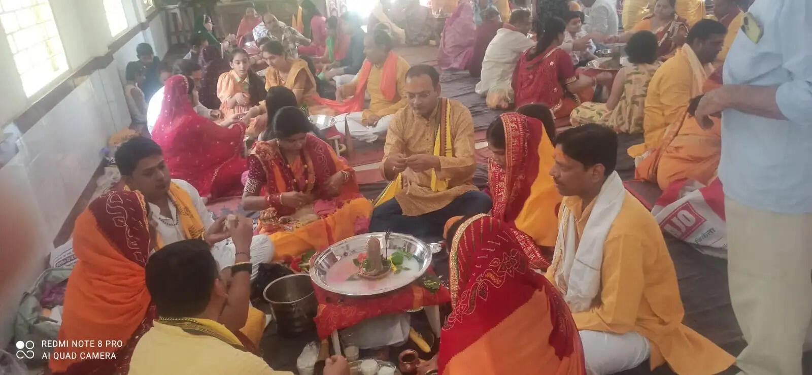 सावन में गूंजा हर-हर महादेव का जयघोष, बालकोनगर श्री राम मंदिर में 38 परिवारों ने किया सामूहिक रुद्राभिषेक