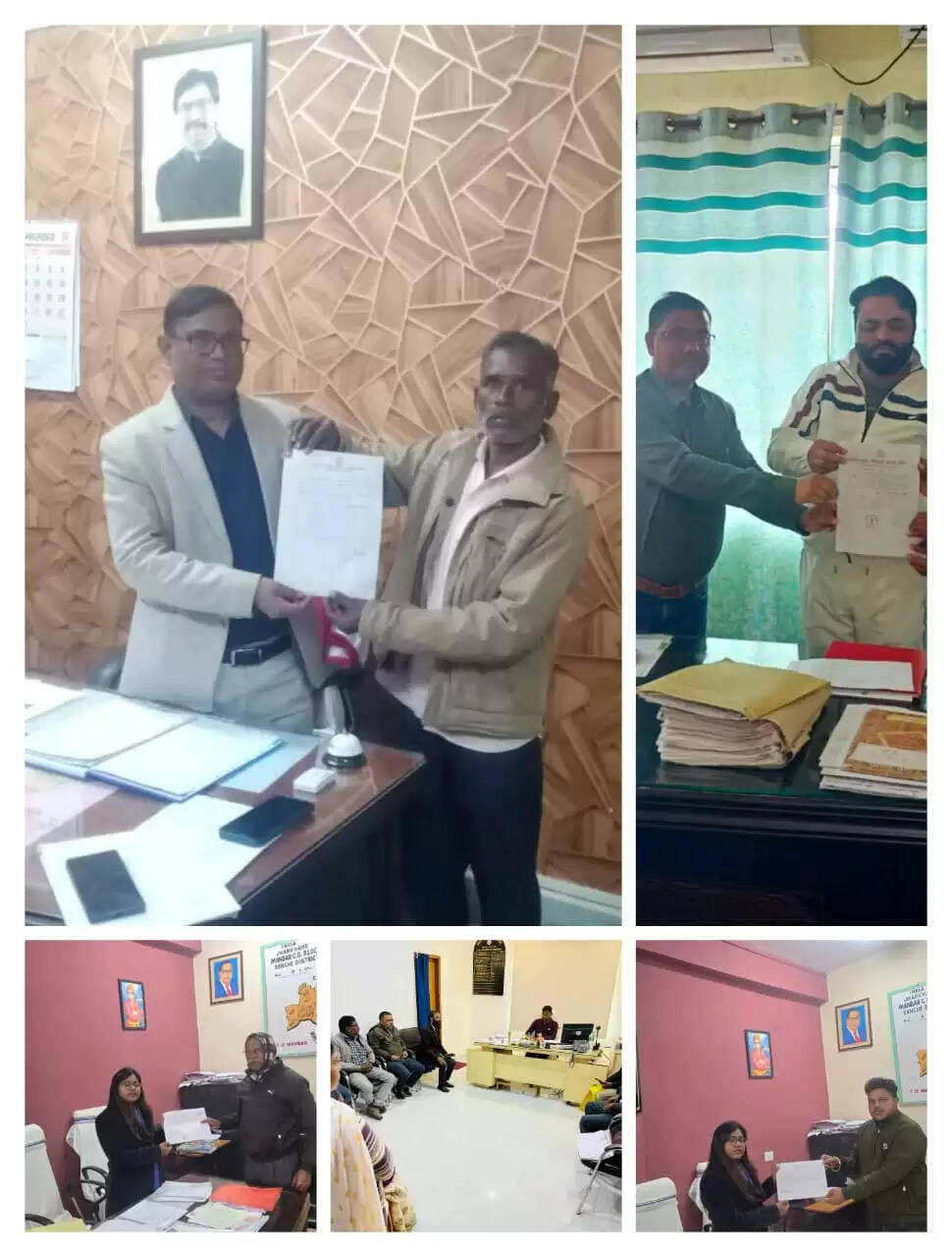 जनता दरबार में कई आवेदनों का हुआ त्‍वरित निष्पादन