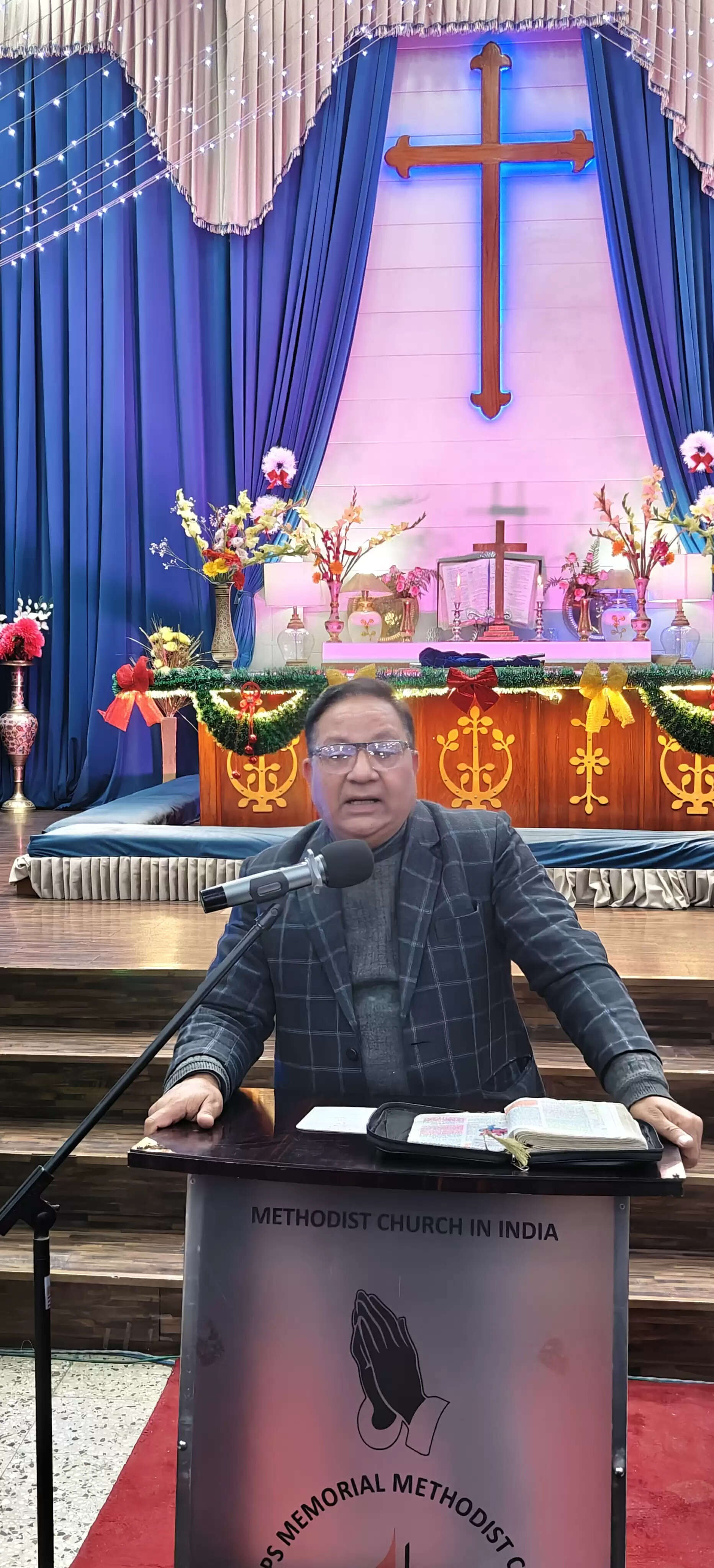 नव वर्ष-2026 के पहले दिन मुरादाबाद महानगर के चर्चों में हुई विशेष प्रार्थनाएं