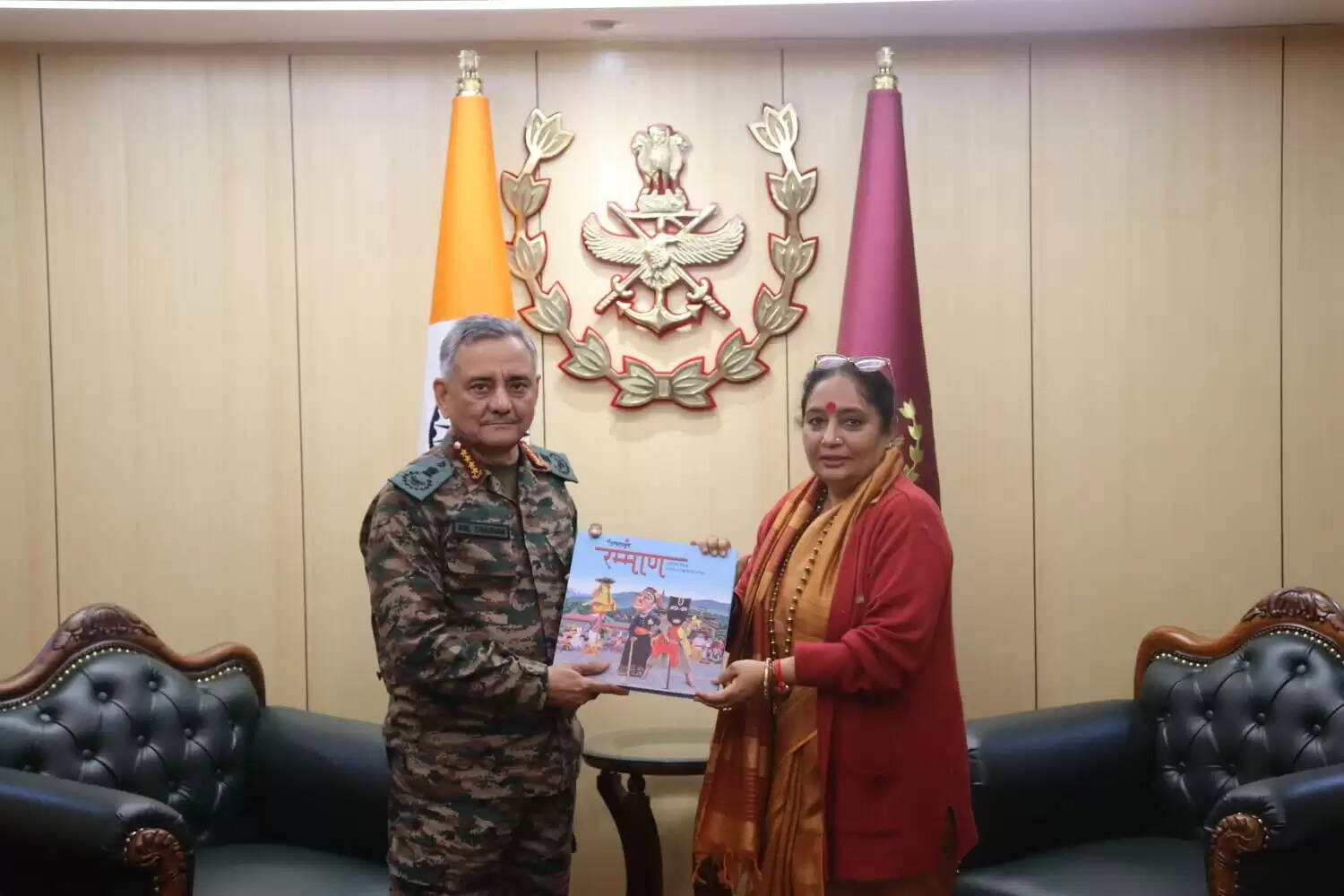 विधानसभा अध्यक्ष ऋतु खण्डूड़ी भूषण ने सीडीएस जनरल अनिल चौहान से की मुलाकात