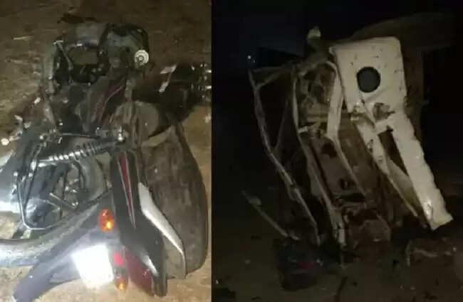 सागरः मजदूरी कर लौट रहे तीन बाइक सवारों को बोलेरो ने मारी टक्कर, तीनों की मौत