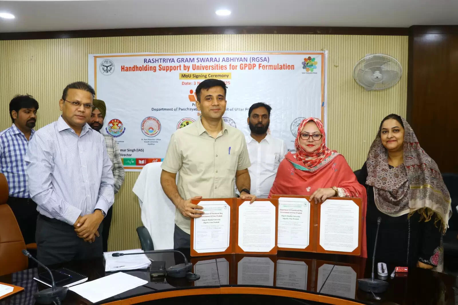 पंचायती राज विभाग ने छह विश्वविद्यालयों संग किया एमओयू