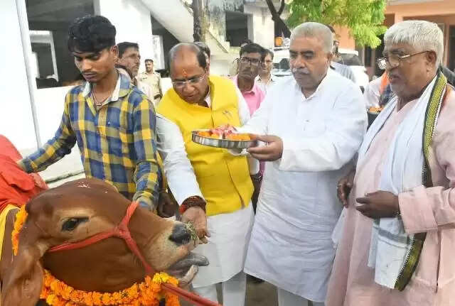 कृष्ण जन्माष्टमी पर्व पर गौशालाओं में पूजी गईं गौ माता