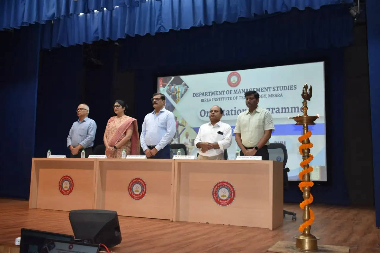 बीआईटी मेसरा में ओरिएंटेशन कार्यक्रमों से विद्यार्थियों का स्वागत