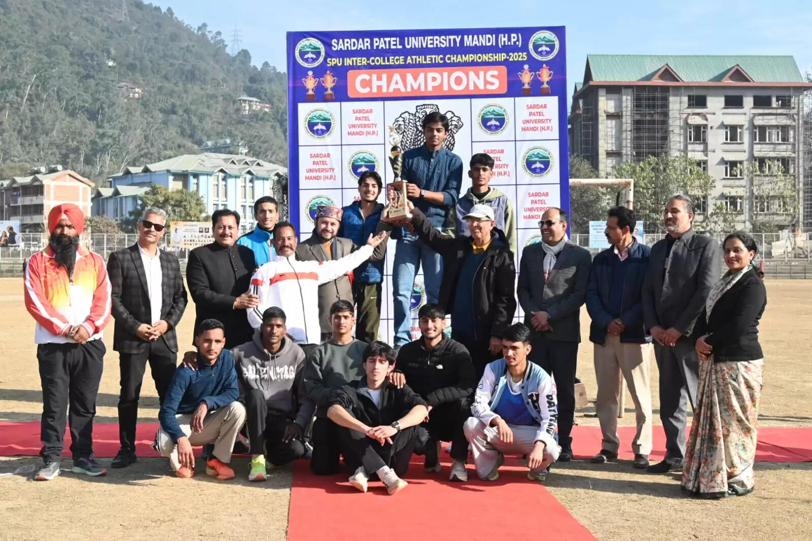 सरदार पटेल विश्वविद्यालय की प्रथम अंतर-महाविद्यालय एथलेटिक्स चैंपियनशिप संपन्न