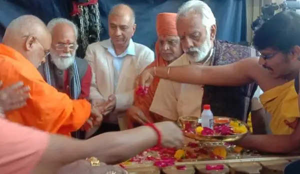 कर्णावती में तैयार हुआ है श्रीराम मंदिर का परिक्रमा स्तंभ