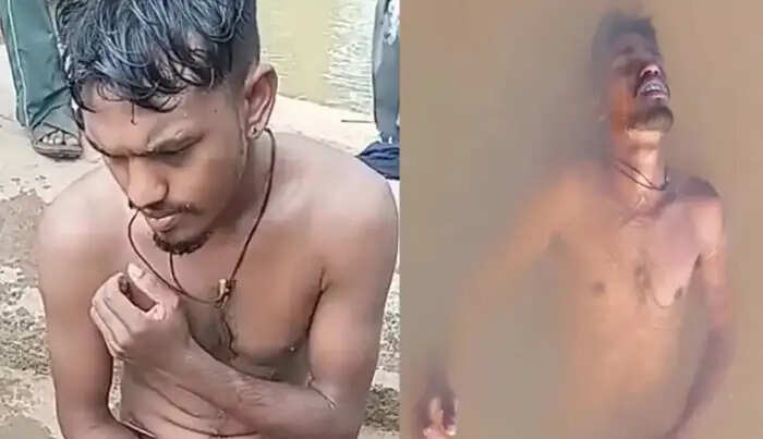 शराब के नशे में युवक नदी के पानी में बेसुध पड़ा था, जांच में निकला जिंदा