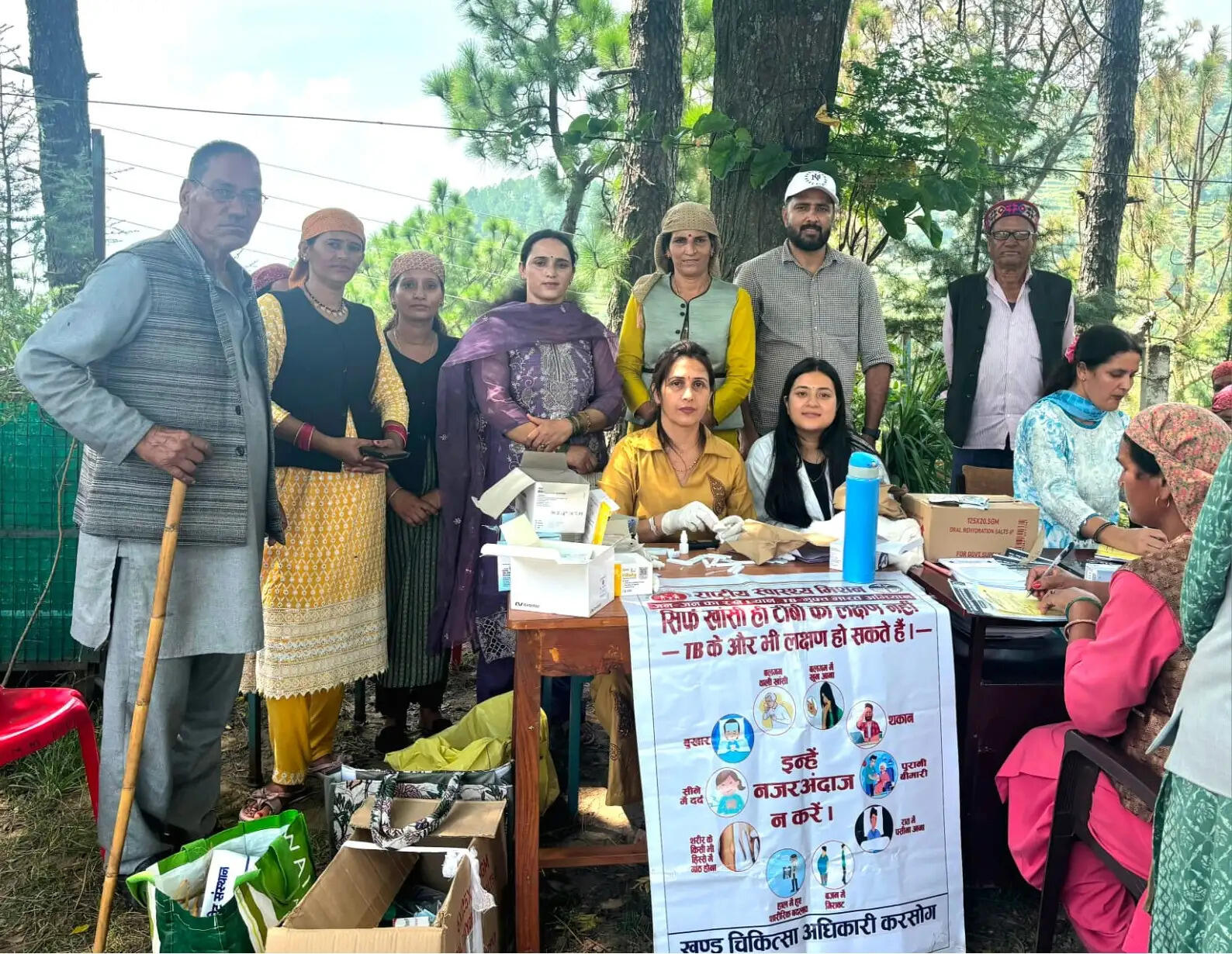 मंडी के सराहन में आयुष्मान आरोग्य शिविर आयोजित, 82 लोगों ने लिया स्वास्थ्य सेवाओं का लाभ