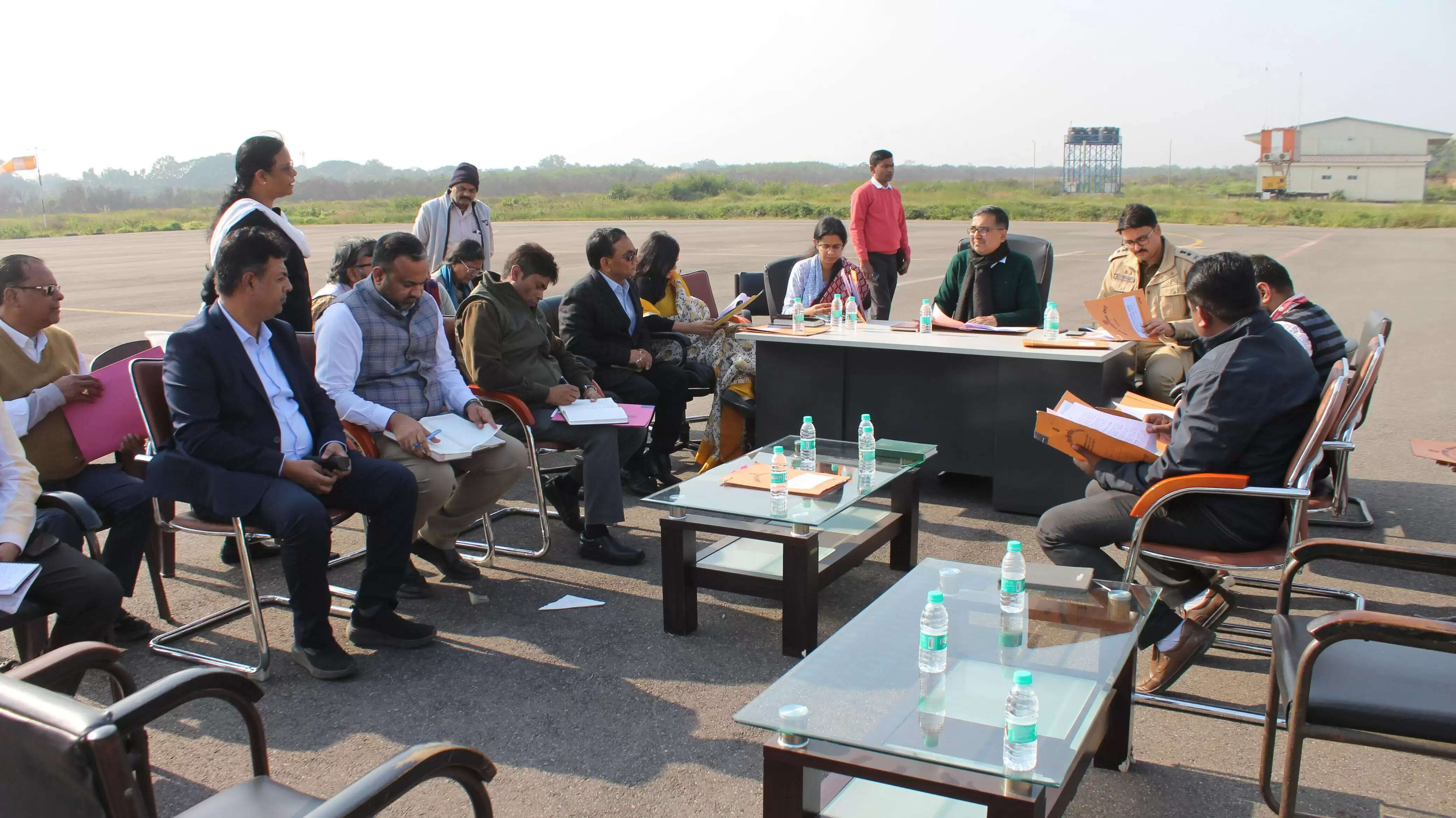 बोकारो हवाई अड्डा से उड़ान सेवा प्रारंभ करने की तैयारियां तेज