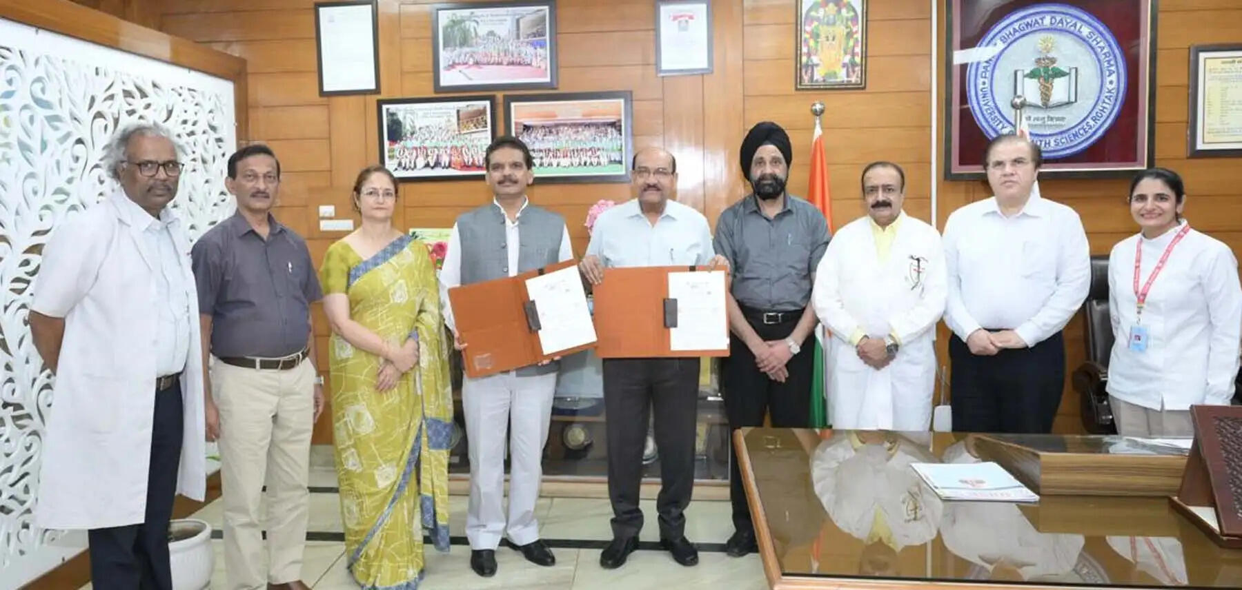 गुरुग्राम विवि के विद्यार्थी पीजीआईएमएस में कर सकेंगे क्लीनिकल ट्रेनिंग