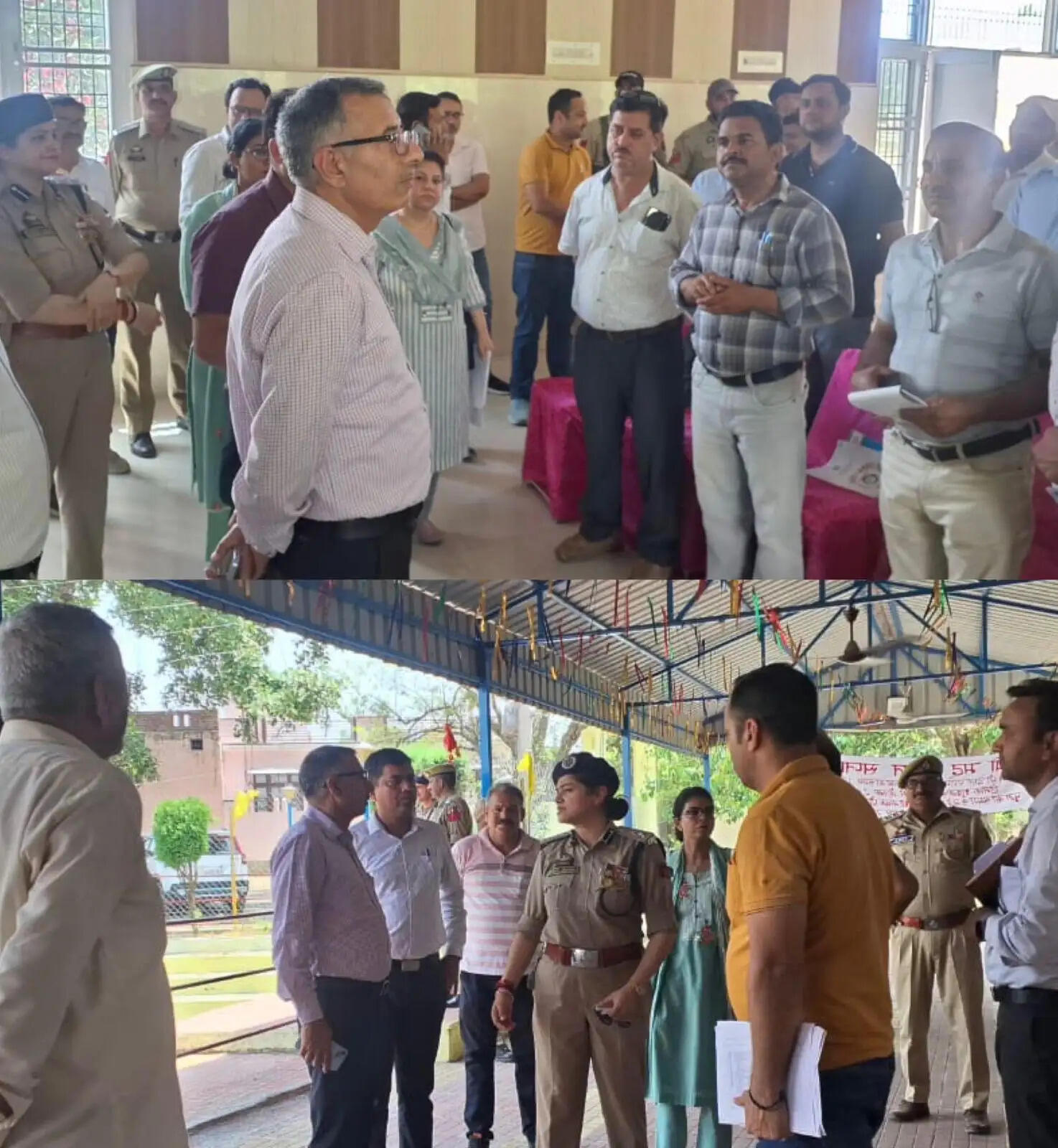 श्री अमरनाथ यात्रा से पहले डीसी और एसएसपी कठुआ ने हीरानगर के लॉजमेंट केंद्रों का किया निरीक्षण