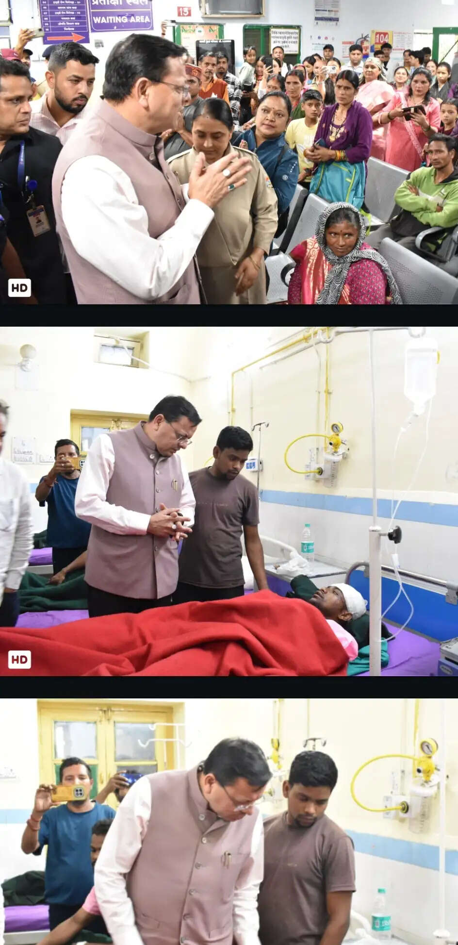 पीपलकोटी टनल हादसा: घायल श्रमिकों से मिले धामी