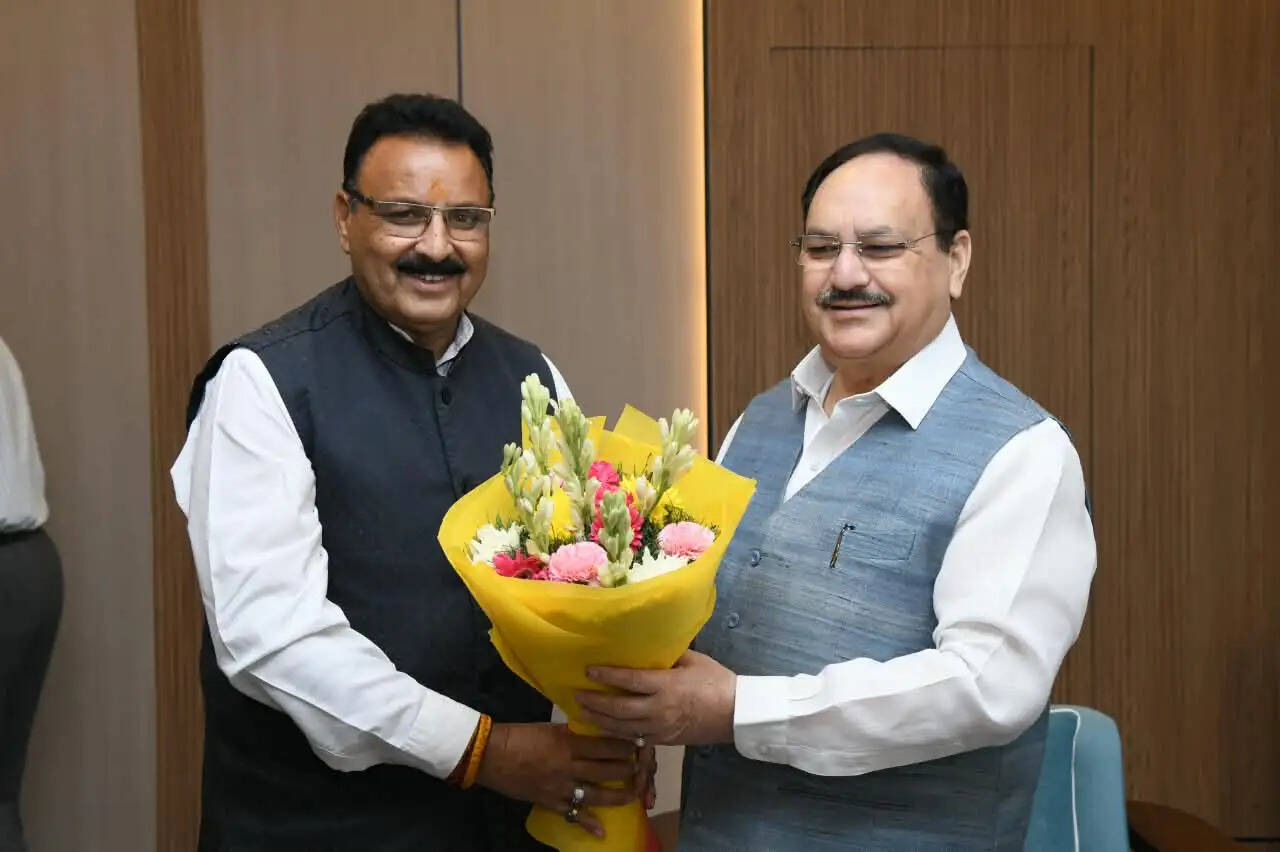 नेरचौक मेडिकल कॉलेज को सुपर स्पेशलिटी हब बनाने को लेकर नड्डा से मिले विधायक इंद्र सिंह गांधी