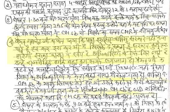 पूर्व ओएसडी लोकेश शर्मा ने शेयर किया कथित 'लाल डायरी' का पन्ना, कहा-मेरे बयान पर हंगामा क्यों बरपा?