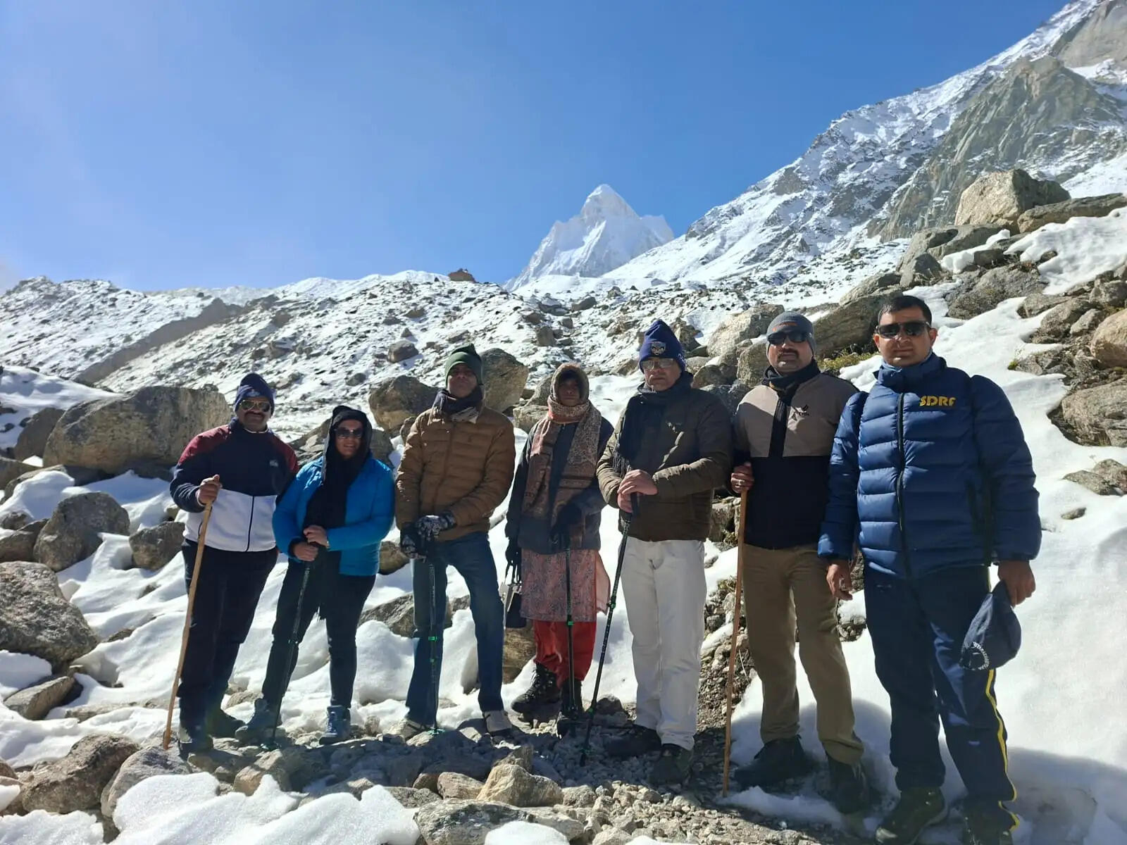 एडीजी कानून वी मुरूगेशन ने परखी गंगोत्री- गौमुख ट्रैक की व्यवस्था