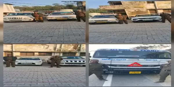 जम्मू पुलिस ने केंद्र शासित प्रदेश के बाहर से बिना स्वामित्व हस्तांतरण के लिए गए वाहनों पर कार्रवाई की