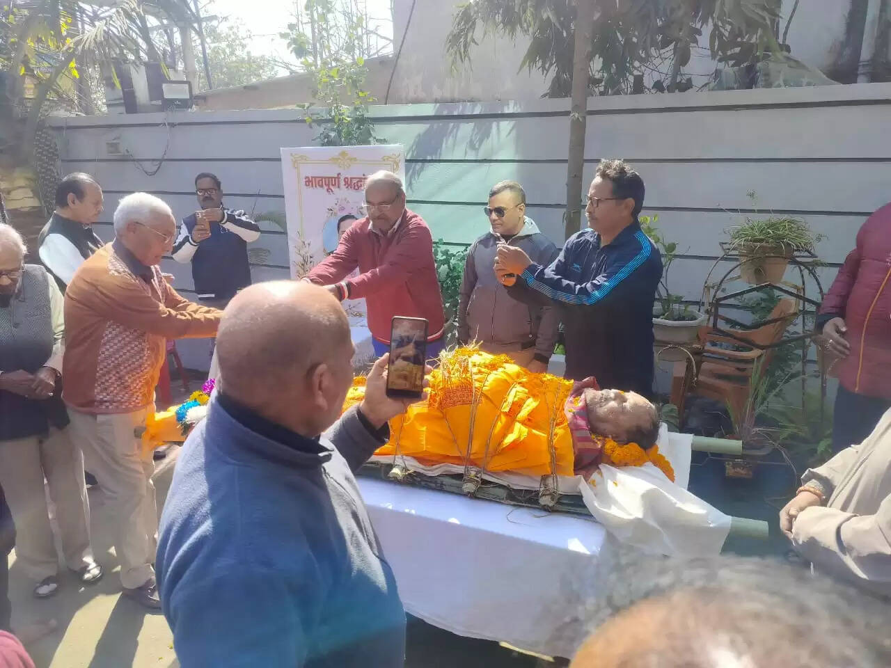 प्रेस क्‍लब में प्रो (डॉ) वेद प्रकाश शरण को दी गई श्रद्धांजलि