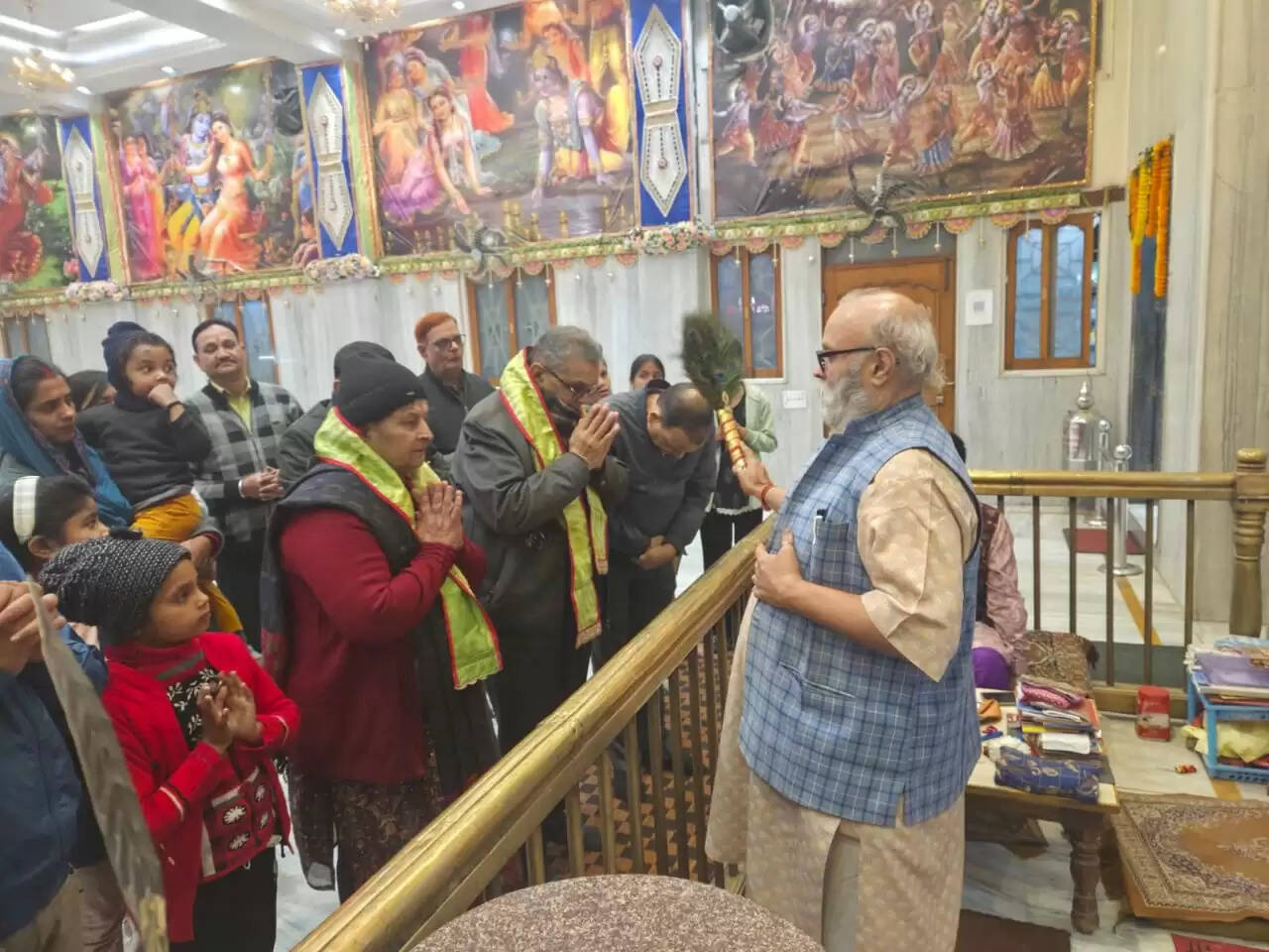 चांदन द्वादशी पर श्री श्याम प्रभु को लगा खीर-चूरमा का भोग