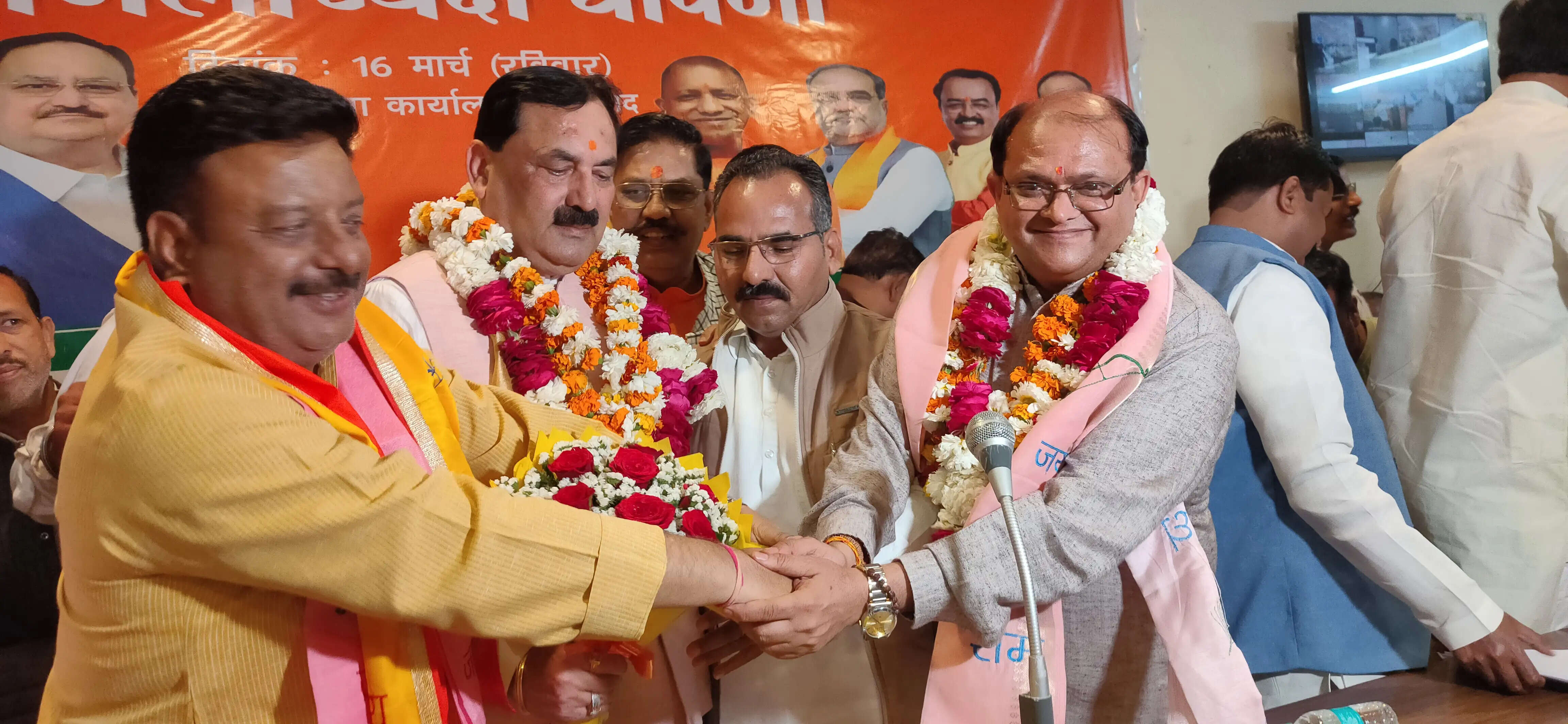 मुरादाबाद : आकाश पाल पुनः बने भाजपा जिला अध्यक्ष, महानगर की कमान गिरीश भंडूला को