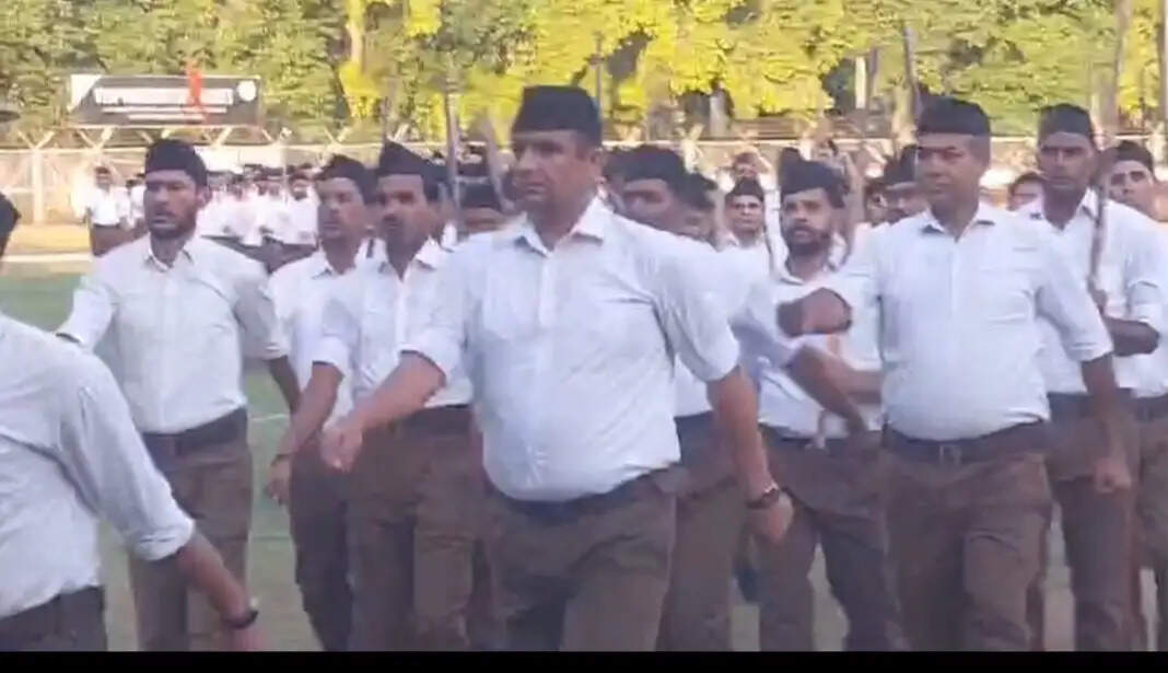 संघ शिक्षार्थियों का भव्य पथ संचलन का आयोजन