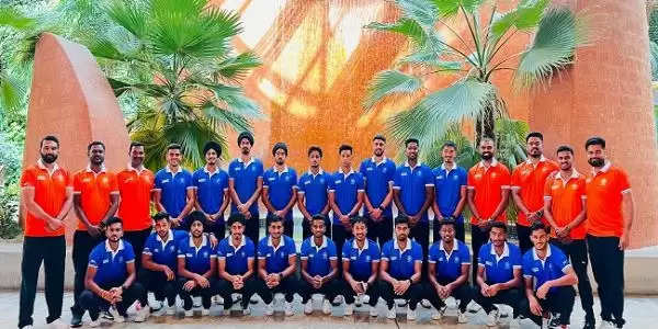 Indian team leaves for Men's Hockey Junior Asia Cup 2024 to be held in Muscat