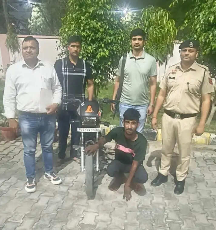 पानीपत: बाइक चोरी करने वाला शातिर चोर गिरफ्तार, बाइक चोरी की तीन वारदातों का खुलासा