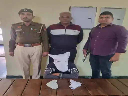 पलवल : पुलिस पर हमला करने वाला एक बदमाश गिरफ्तार, दूसरा आरोपी फरार