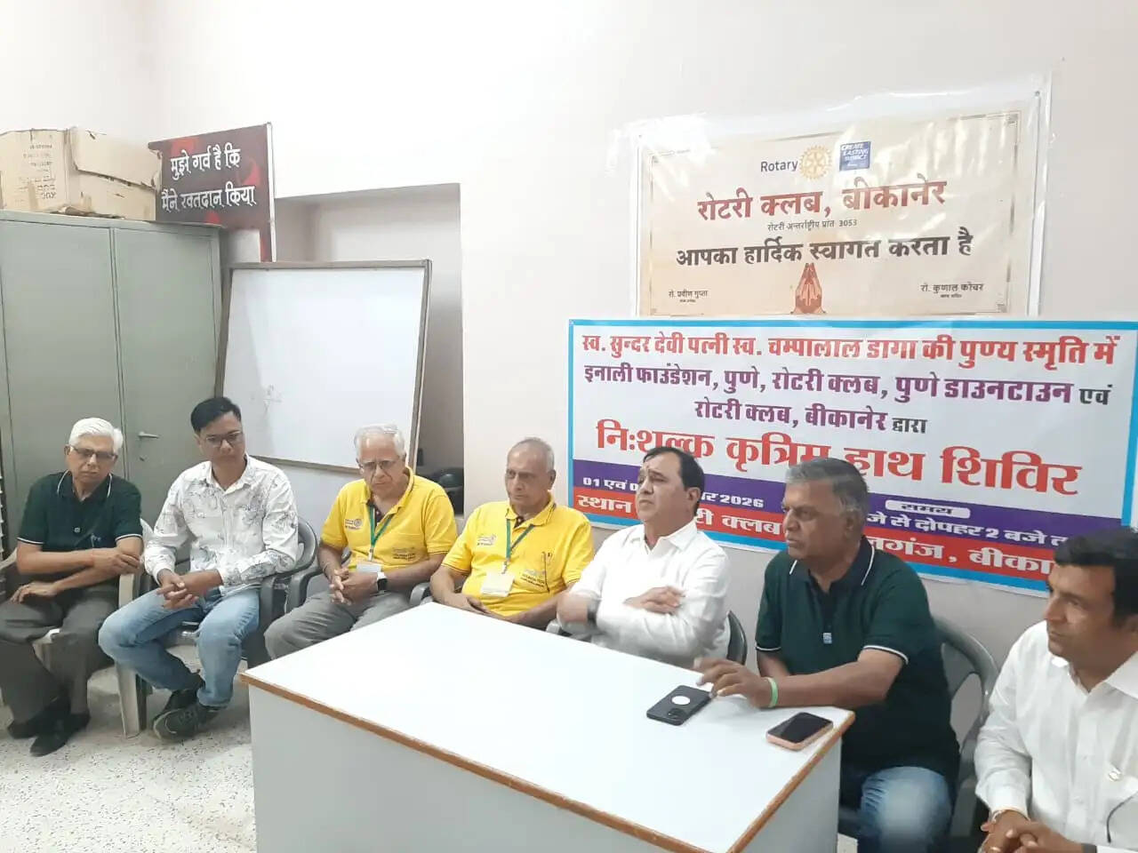 बीकानेर में 180 दिव्यांगजनों को लगाए इलेक्ट्रॉनिक कृत्रिम हाथ