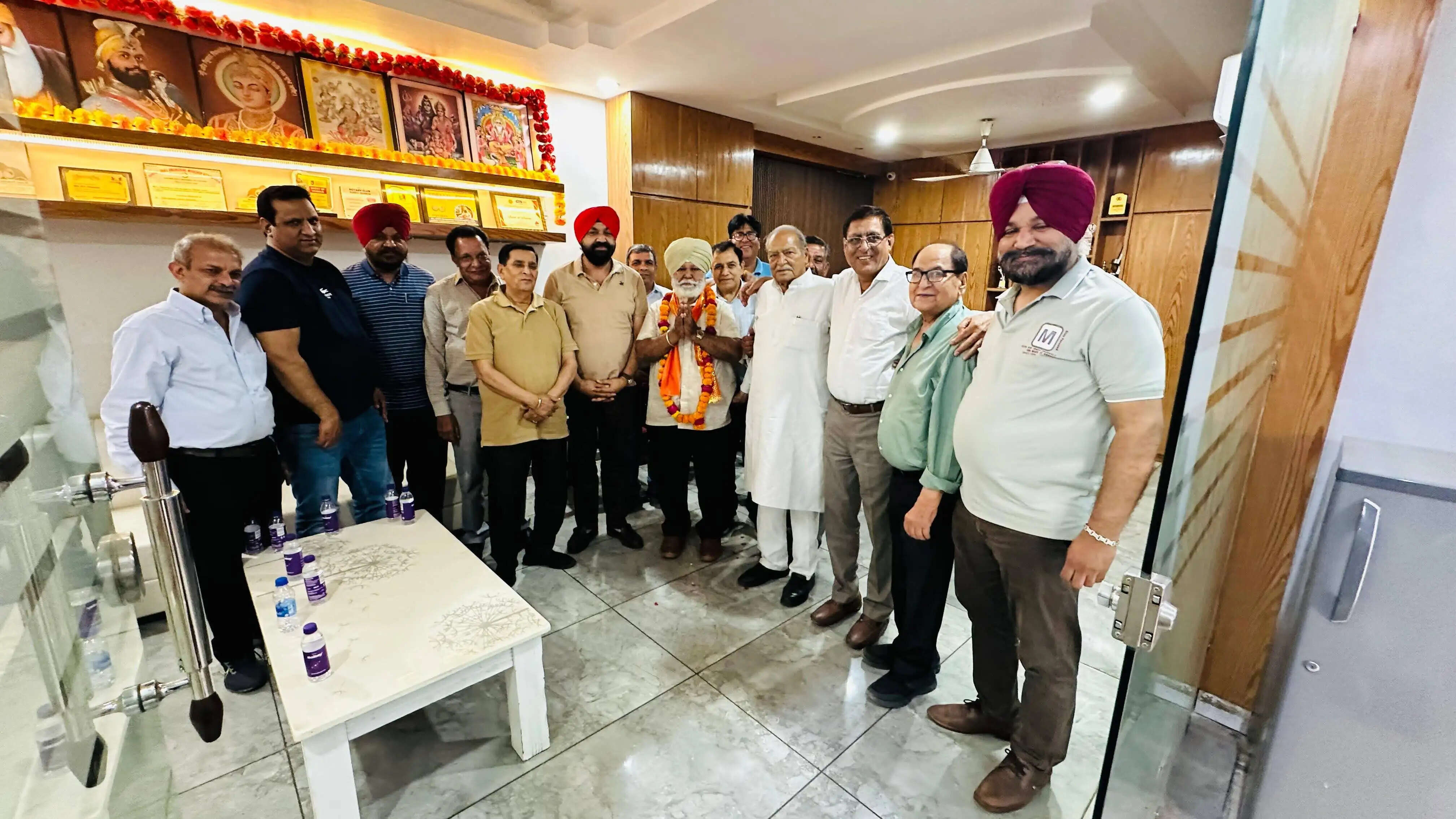 पानीपत : इंडस्ट्रियल स्टेट एसोसिएशन के सातवीं बार प्रधान बने हरचरण सिंह धम्मू