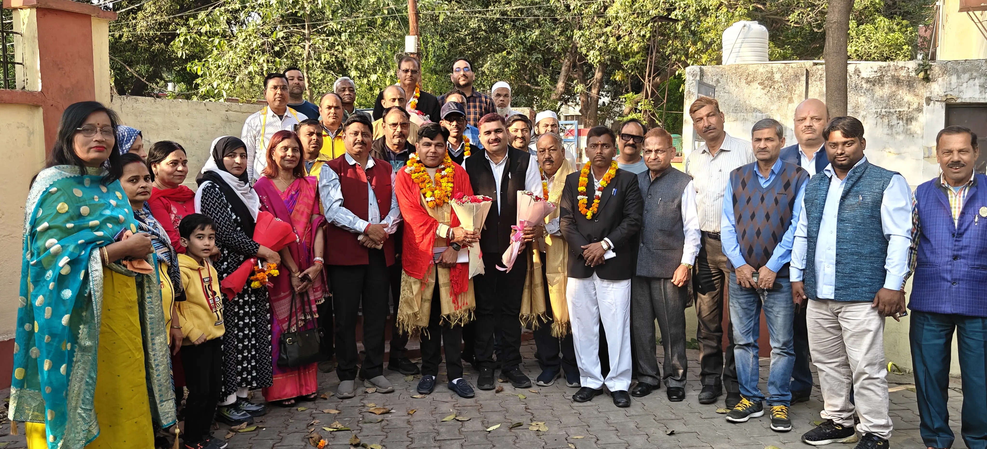 नागरिक सुरक्षा में रिक्त पदों पर प्रोन्नत हुए वार्डनों का स्वागत अभिनंदन