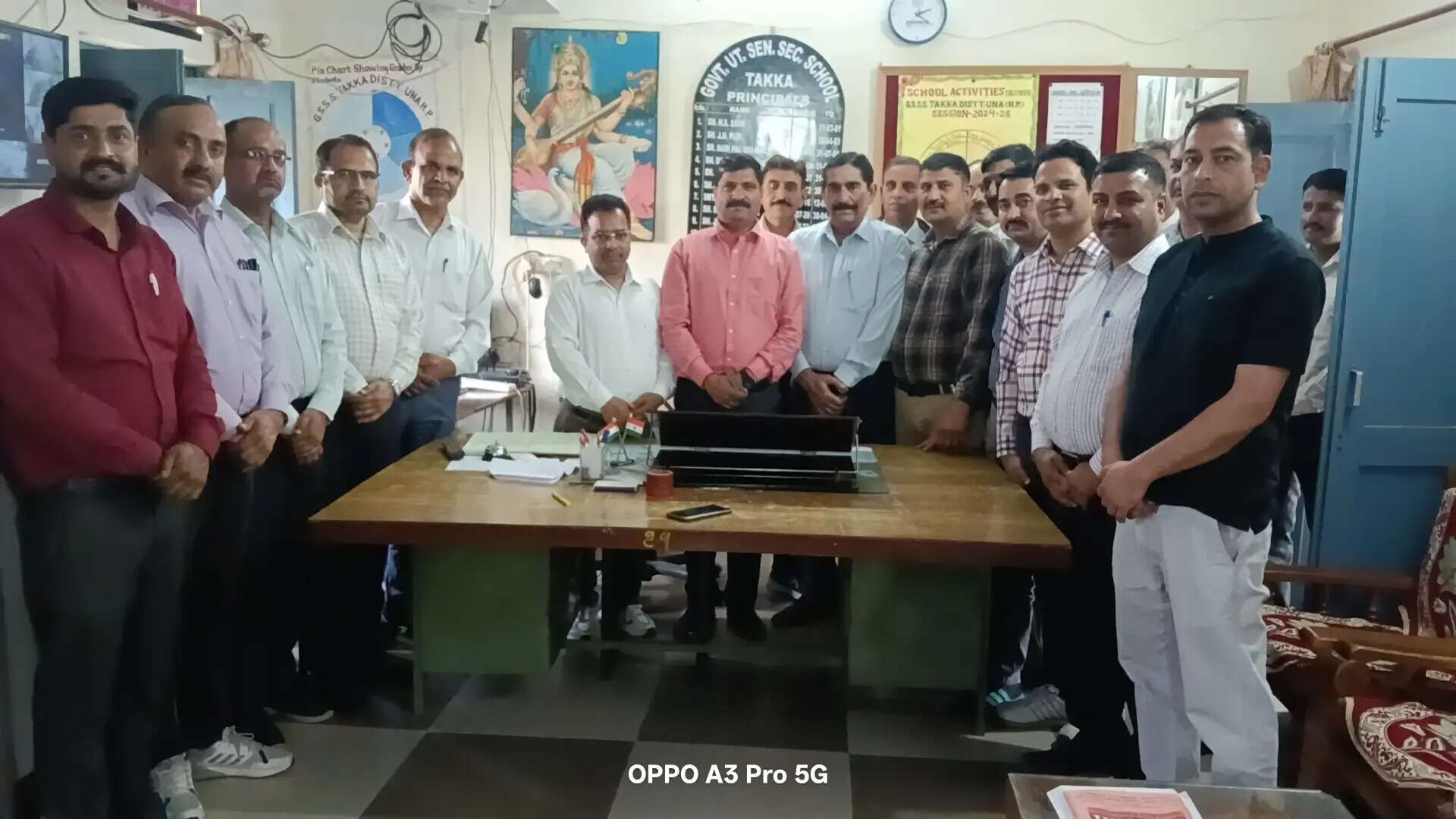 बलविंद्र कुमार ने टक्का स्कूल में संभाला प्रधानाचार्य का पदभार