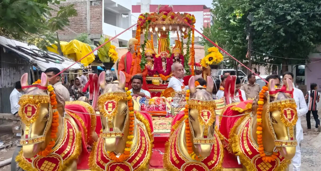 भगवान जगन्नाथ के रथों को खींचने को श्रद्धालुओं का उमड़ा हुजूम