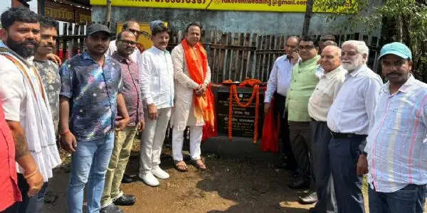 विधायक ने किया मंदिर रोड निर्माण कार्य का शिलान्यास