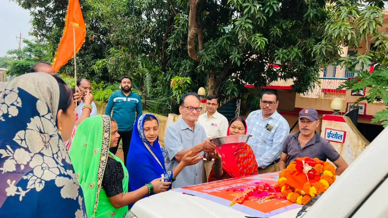 संत रविदास जयंती पर भोथली मंडल में निकली भव्य कलश यात्रा