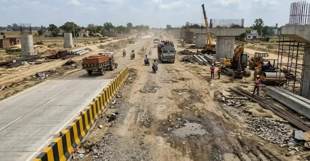 कहलगांव में एनएच-80 नाला निर्माण में घटिया सामग्री और मानकों की अनदेखी का आरोप; सर्वदलीय समिति ने की जांच की मांग