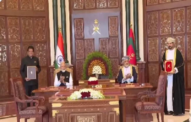 भारत और ओमान ने व्यापक आर्थिक साझेदारी समझौते पर किए हस्ताक्षर