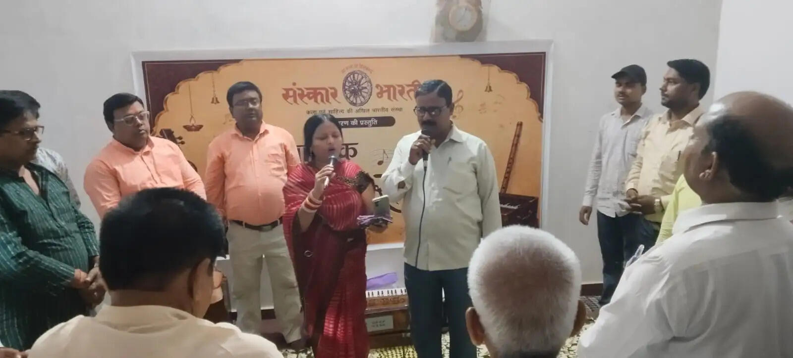 छपरा में संस्कार भारती द्वारा मासिक संगीत संध्या का हुआ आयोजन