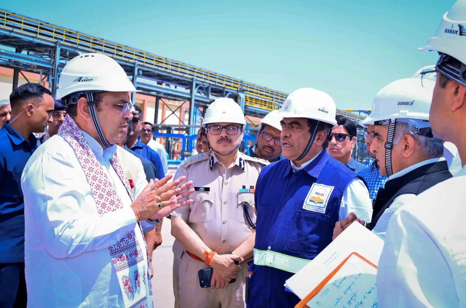 पचपदरा रिफाइनरी का मुख्यमंत्री ने किया निरीक्षण