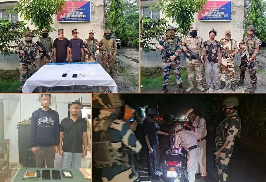 मणिपुरः अलग-अलग अभियानों में 5 उग्रवादी गिरफ्तार