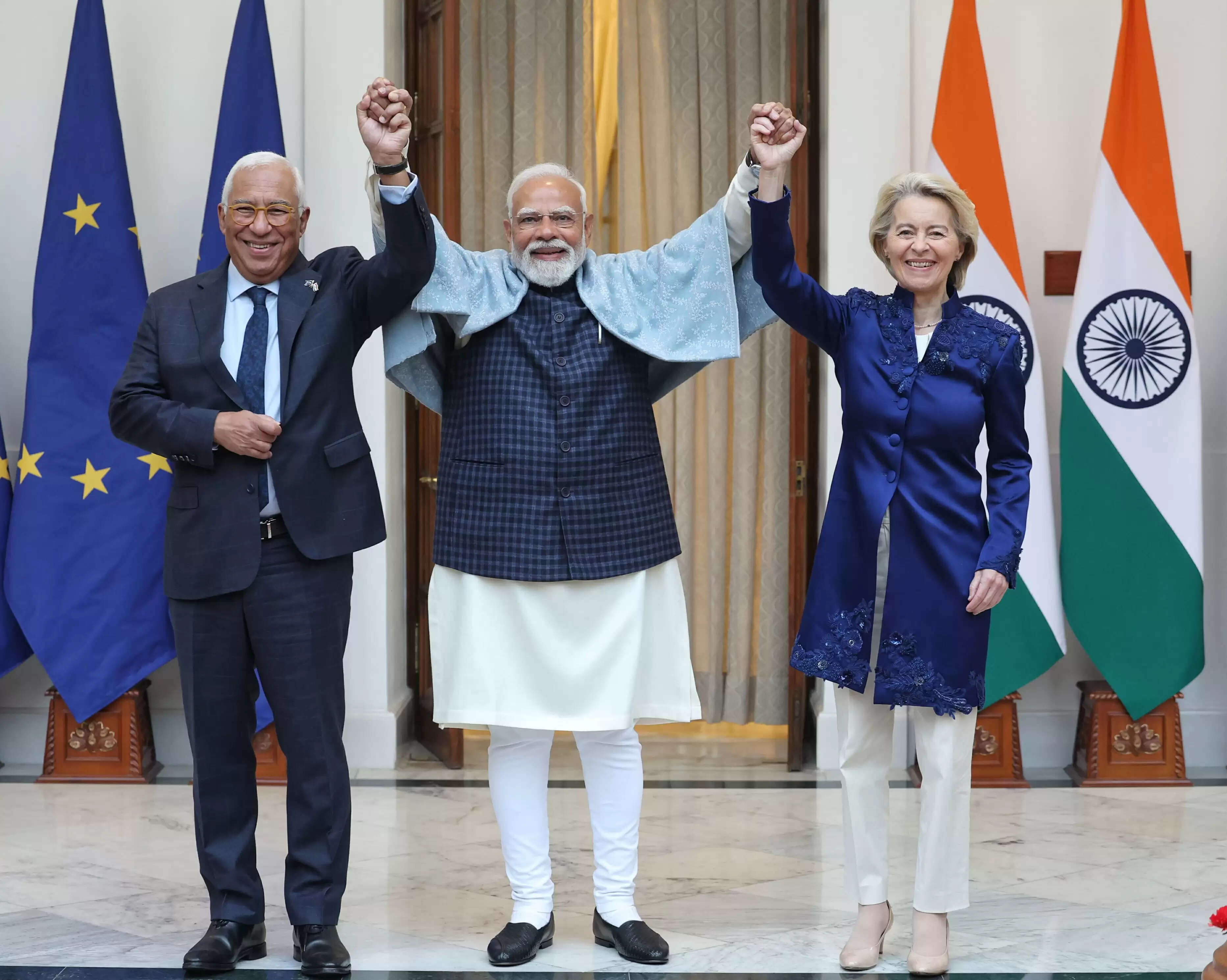 (लीड) भारत-ईयू एफटीए का अंतिम मसौदा मंजूर, रक्षा-प्रतिरक्षा साझीदारी करार पर भी हुए हस्ताक्षर