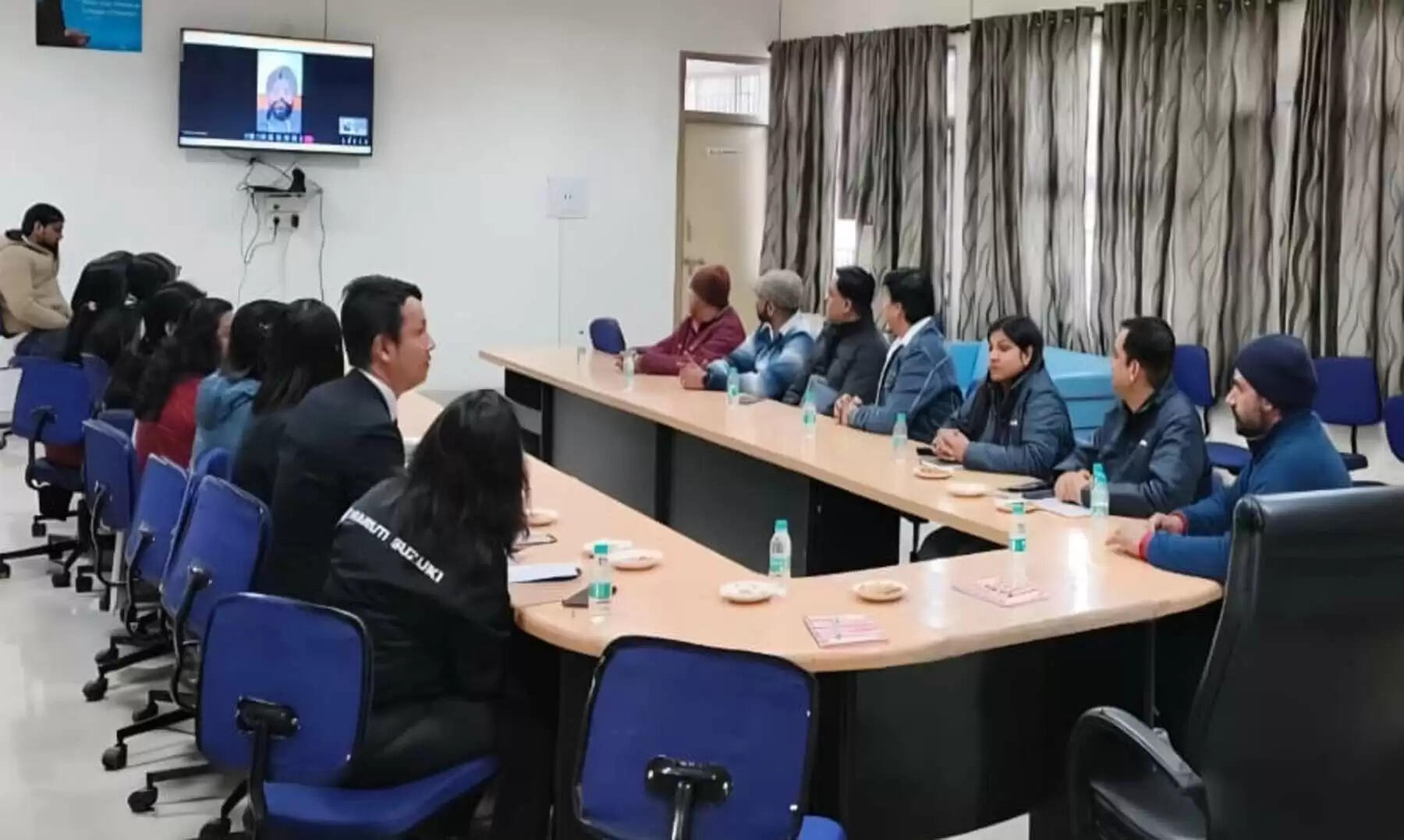 गुरुग्राम: जापान के सुजुकी अधिकारियों ने राजकीय पॉलिटेक्निक मानेसर का किया दौरा