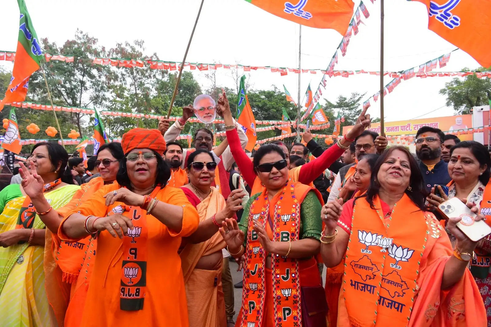 विस राज चुनाव परिणाम: राजस्थान में सत्ता परिवर्तन का रिवाज कायम, भाजपा को बहुमत