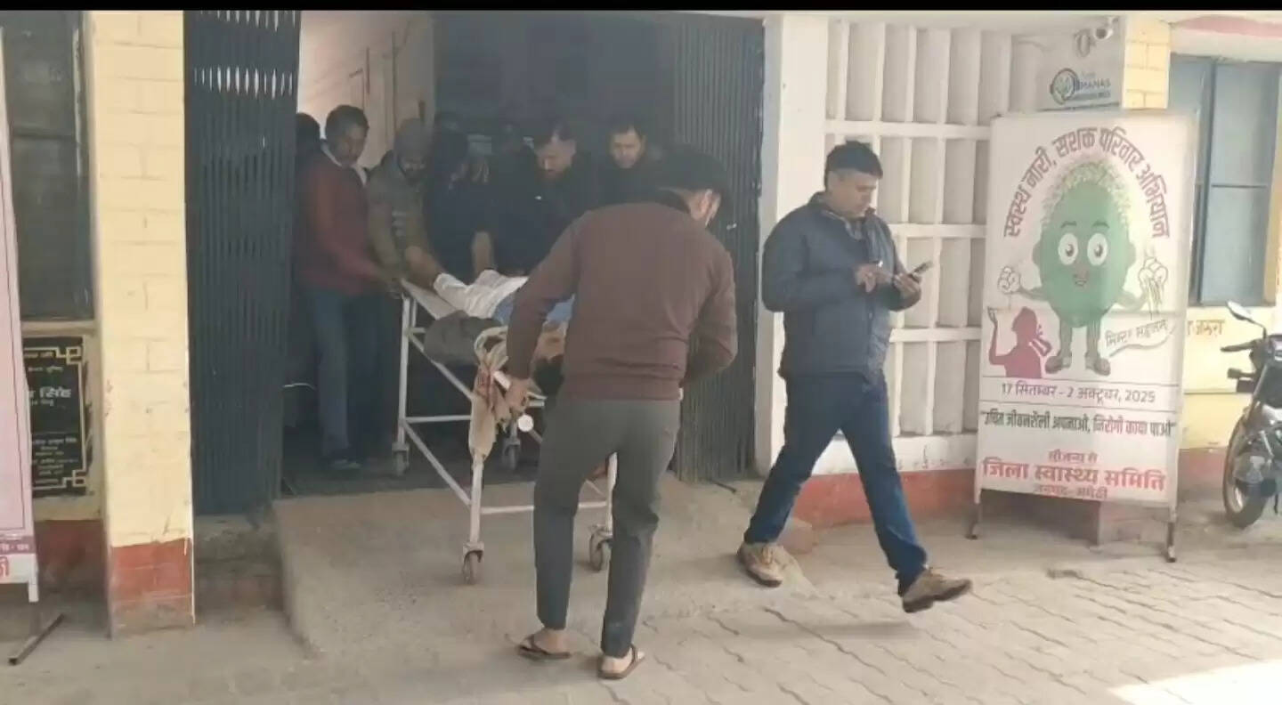 अमेठी में सड़क हादसे में बाइक सवार पति की मौत, पत्नी घायल