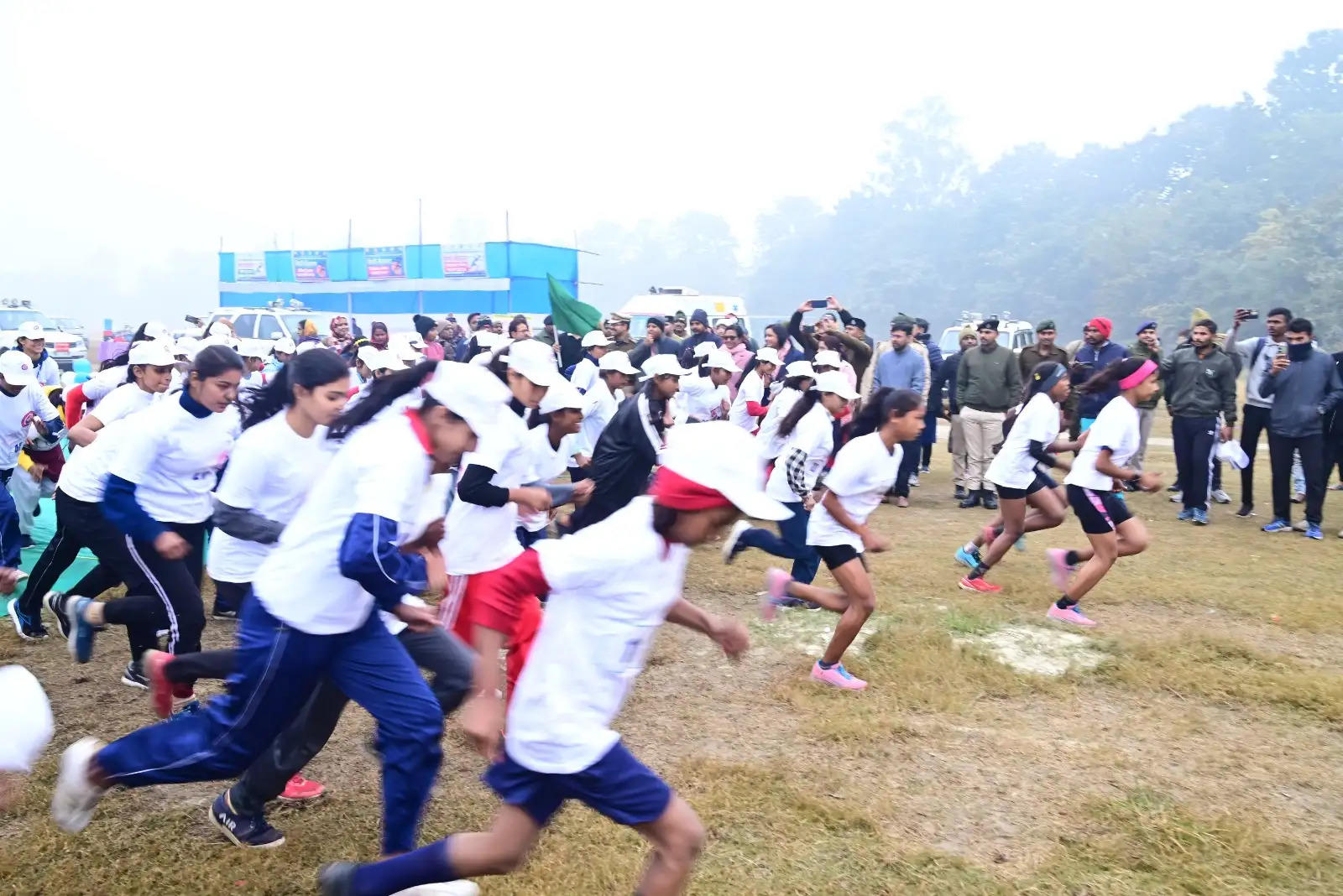 राष्ट्रीय बालिका दिवस पर मिनी मैराथन का आयोजन