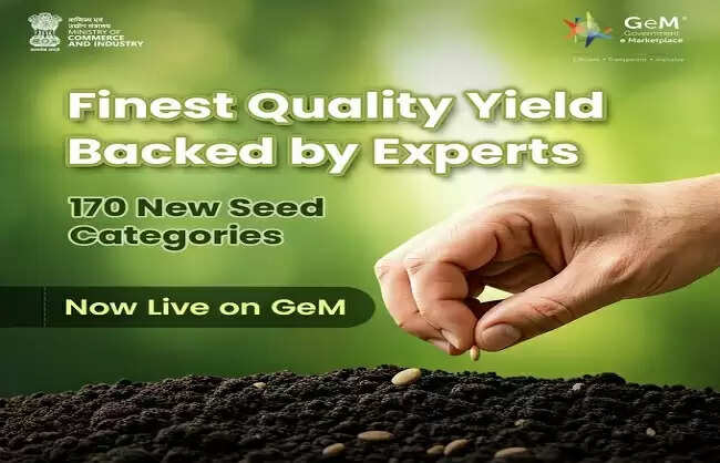 सरकारी ई-मार्केटप्लेस ने जीईएम पोर्टल पर 170 नई बीज श्रेणियां लॉन्च&nbsp;कीं&nbsp;