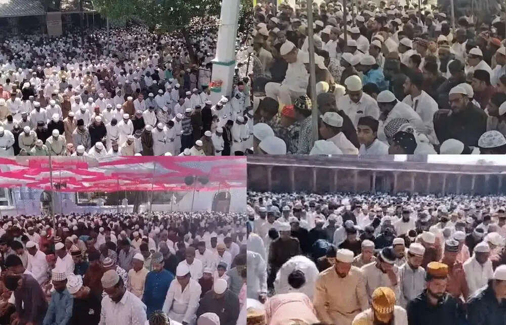 मप्र में ईद पर मस्जिदों में अदा की गई विशेष नमाज, भोपाल में लगे अमेरिका-इजराइल के खिलाफ नारे