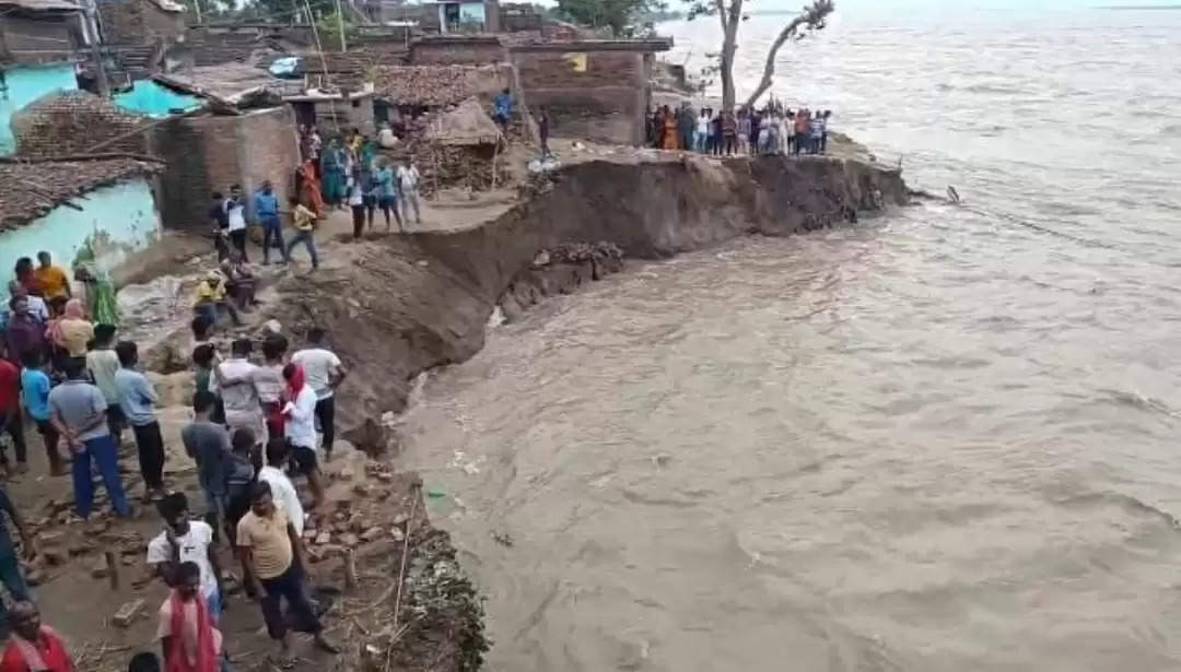 कटाव रोधी कार्य शुरू होने से लोगों को मिली राहत