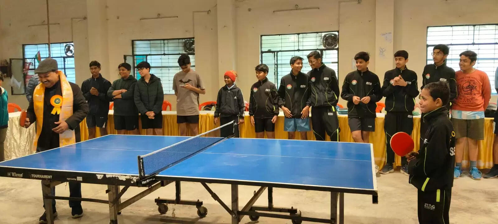 गोरखपुर महोत्सव : टेबल टेनिस प्रतियोगिता में खिलाड़ियों ने दिखाया दमखम