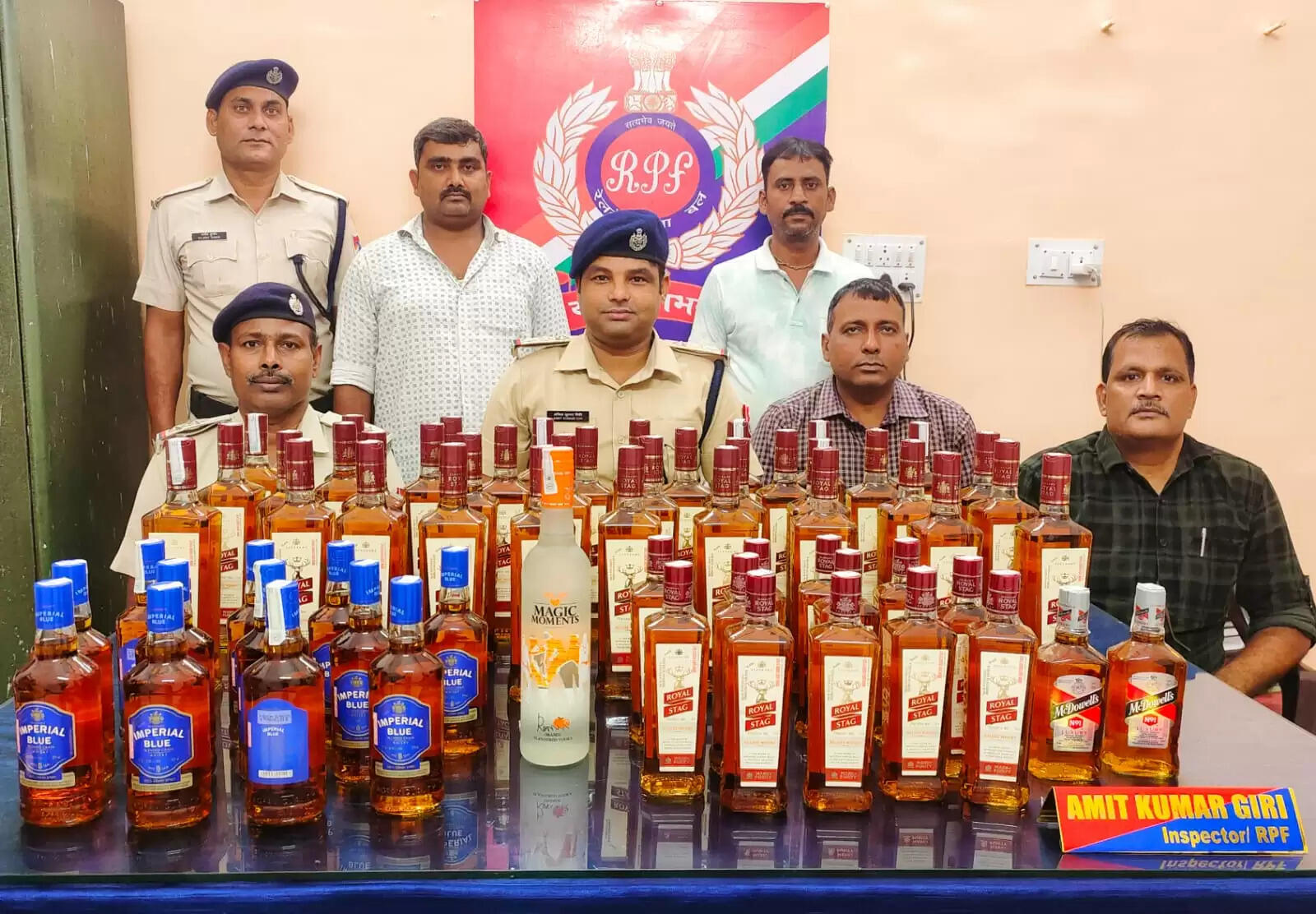 भागलपुर में ऑपरेशन सतर्क के तहत विदेशी शराब की खेप जब्त